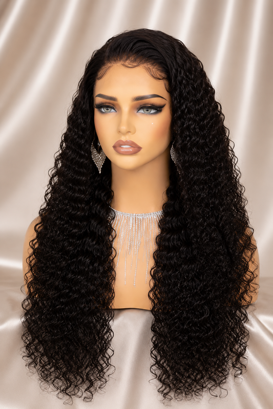 The Luxury Burmese Curly HD Lace frontal wig